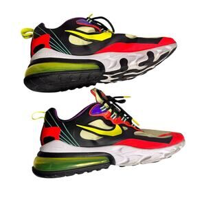 Nike Air Max 270 React Parachute cu4705-001 Mens 10.5 Athletic Sneakers Shoes